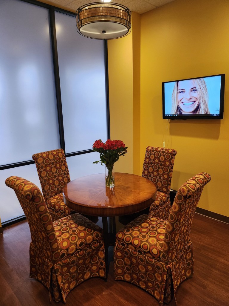 Reception area